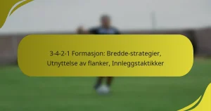 3-4-2-1 Formasjon: Bredde-strategier, Utnyttelse av flanker, Innleggstaktikker