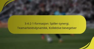 3-4-2-1 Formasjon: Spiller-synergi, Teamarbeidsdynamikk, Kollektive bevegelser